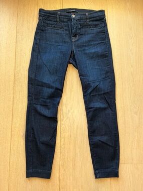 J Brand Skinny Jeans in Dark Blue Wash